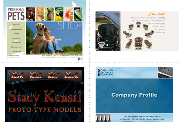 Websites and presentations